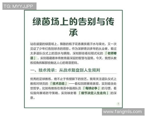 恩师足球的魅力与启迪:从绿茵场到人生智慧的传承与成长 恩师足球的魅力与启迪:从绿茵场到人生智慧的传承与成长